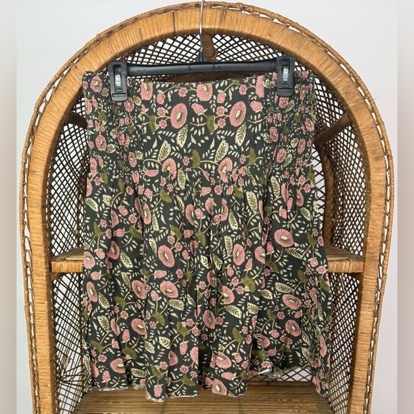Natural Life Women’s Feelin’ Alive Mini Skirt Smocked Waist Floral Boho NWT - Picture 4 of 5